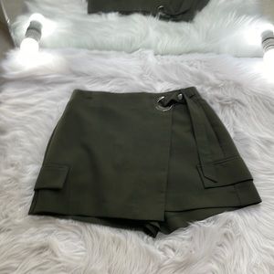 Bershka Green skort